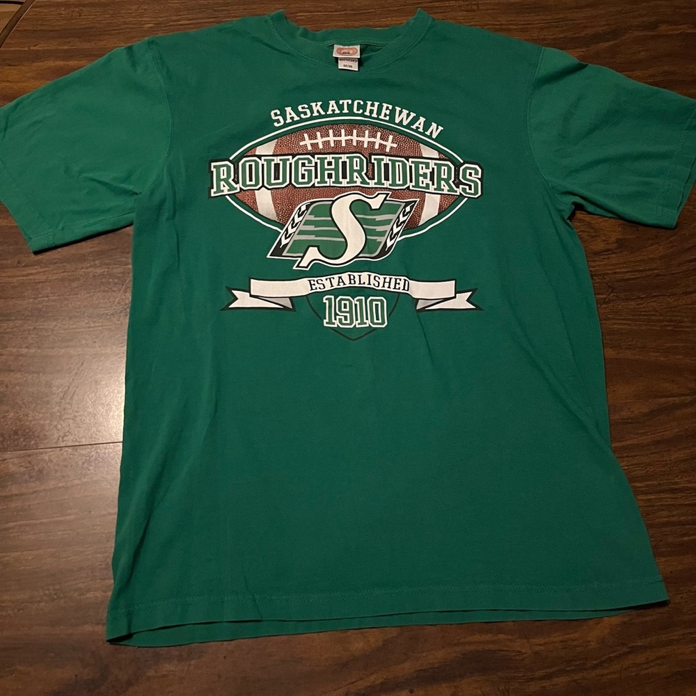 Saskatchewan Roughriders Men’s Medium Green T-Shirt
